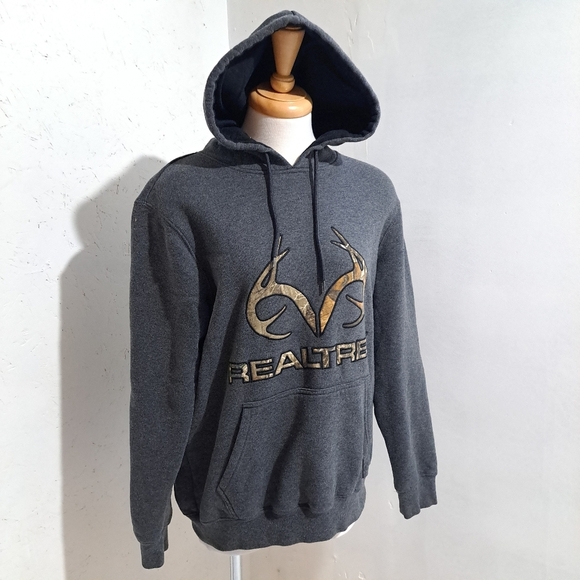 Realtree | Grey logo women's pullover hoodie - Picture 1 of 9